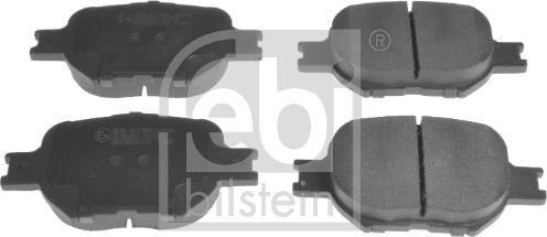 Febi Bilstein 16578 - Set placute frana,frana disc www.parts5.com