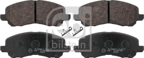 Febi Bilstein 16644 - Set placute frana,frana disc www.parts5.com