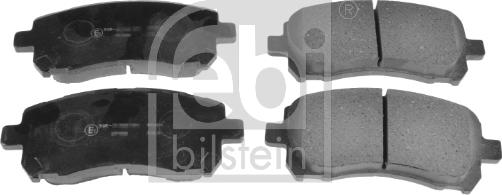 Febi Bilstein 16660 - Комплект спирачно феродо, дискови спирачки www.parts5.com