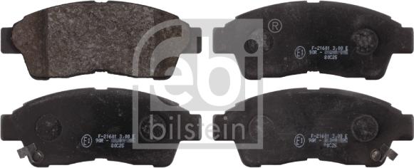 Febi Bilstein 16616 - Set placute frana,frana disc www.parts5.com