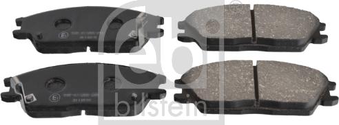 Febi Bilstein 16683 - Brake Pad Set, disc brake www.parts5.com