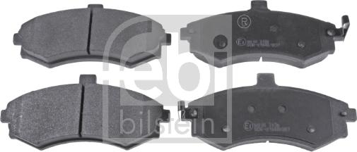 Febi Bilstein 16679 - Brake Pad Set, disc brake parts5.com