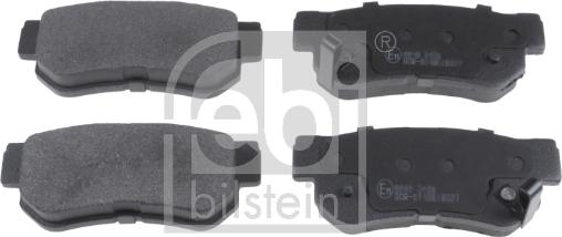 Febi Bilstein 16675 - Brake Pad Set, disc brake www.parts5.com