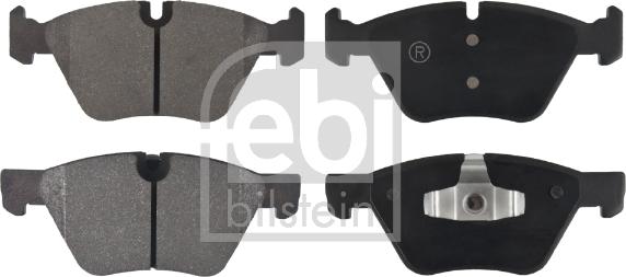 Febi Bilstein 16670 - Brake Pad Set, disc brake parts5.com