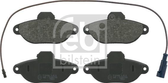 Febi Bilstein 16084 - Brake Pad Set, disc brake www.parts5.com