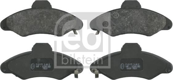 Febi Bilstein 16039 - Set placute frana,frana disc www.parts5.com