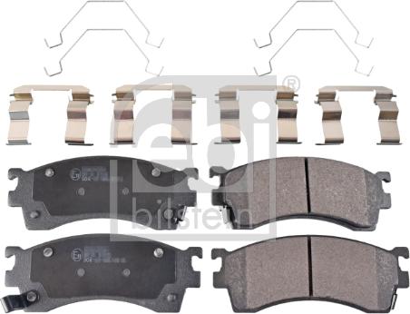 Febi Bilstein 16198 - Set placute frana,frana disc www.parts5.com