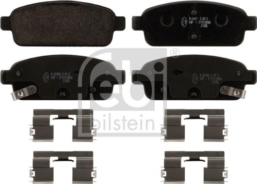 Febi Bilstein 16894 - Brake Pad Set, disc brake parts5.com