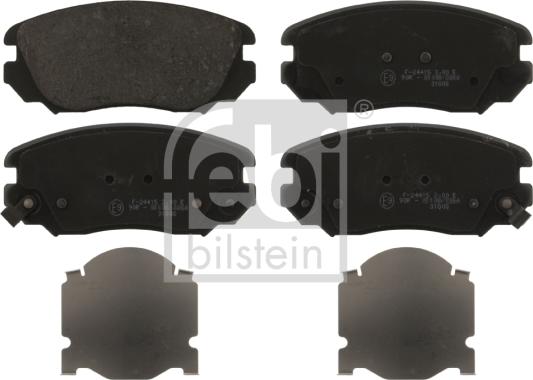 Febi Bilstein 16895 - Brake Pad Set, disc brake www.parts5.com