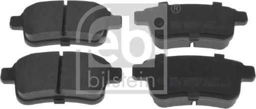 Febi Bilstein 16897 - Brake Pad Set, disc brake parts5.com