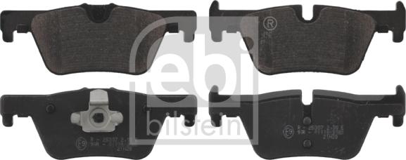 Febi Bilstein 16863 - Brake Pad Set, disc brake parts5.com