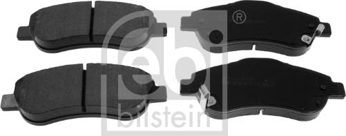 Febi Bilstein 16806 - Тормозные колодки, дисковые, комплект www.parts5.com