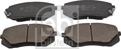 Febi Bilstein 16816 - Brake Pad Set, disc brake www.parts5.com