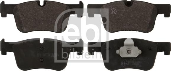 Febi Bilstein 16884 - Brake Pad Set, disc brake parts5.com