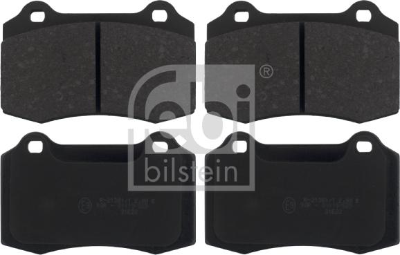 Febi Bilstein 16887 - Brake Pad Set, disc brake www.parts5.com