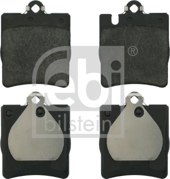 Febi Bilstein 16399 - Brake Pad Set, disc brake parts5.com