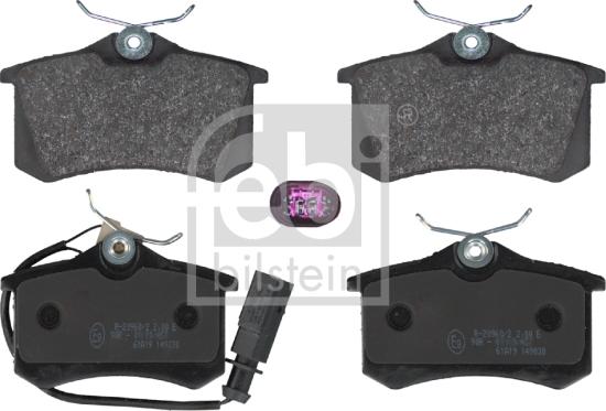 Febi Bilstein 16394 - Brake Pad Set, disc brake www.parts5.com