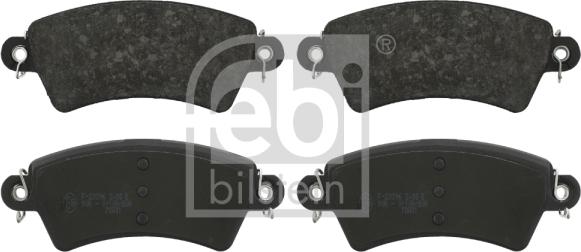 Febi Bilstein 16364 - Brake Pad Set, disc brake www.parts5.com