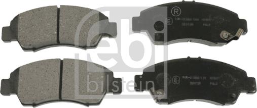 Febi Bilstein 16303 - Тормозные колодки, дисковые, комплект www.parts5.com