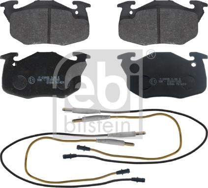 Febi Bilstein 16291 - Fékbetétkészlet, tárcsafék www.parts5.com