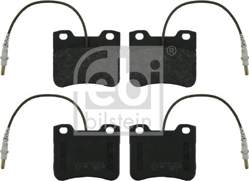 Febi Bilstein 16243 - Brake Pad Set, disc brake parts5.com