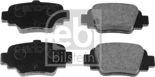 Febi Bilstein 16269 - Brake Pad Set, disc brake www.parts5.com