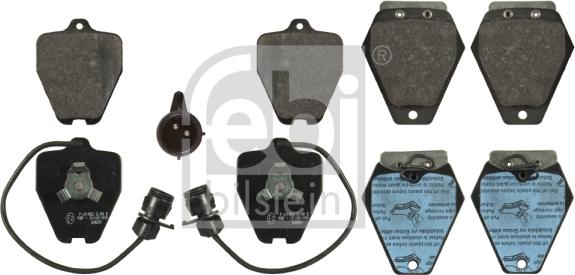 Febi Bilstein 16762 - Set placute frana,frana disc www.parts5.com