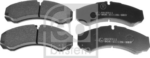 Febi Bilstein 16704 - Тормозные колодки, дисковые, комплект www.parts5.com