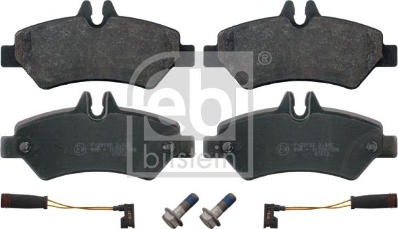 Febi Bilstein 16708 - Brake Pad Set, disc brake www.parts5.com