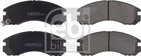 Febi Bilstein 16776 - Brake Pad Set, disc brake www.parts5.com