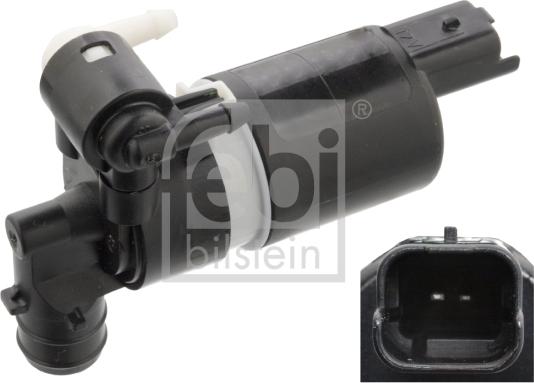 Febi Bilstein 105955 - Bomba de agua de lavado, lavado de parabrisas www.parts5.com