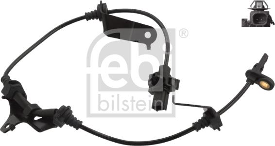 Febi Bilstein 106345 - Czujnik, prędkość obrotowa koła www.parts5.com