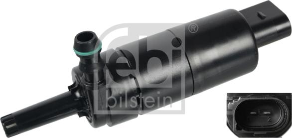 Febi Bilstein 108945 - Water Pump, window cleaning www.parts5.com