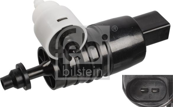 Febi Bilstein 107463 - Water Pump, window cleaning www.parts5.com