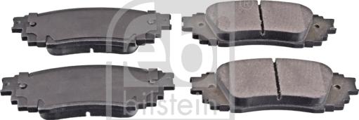 Febi Bilstein 116417 - Brake Pad Set, disc brake parts5.com