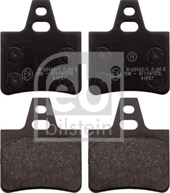 Febi Bilstein 116040 - Brake Pad Set, disc brake www.parts5.com