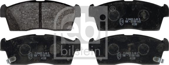 Febi Bilstein 116048 - Set placute frana,frana disc www.parts5.com