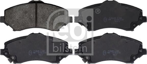 Febi Bilstein 116063 - Brake Pad Set, disc brake www.parts5.com