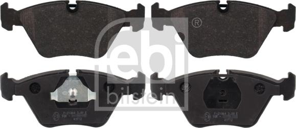 Febi Bilstein 116083 - Brake Pad Set, disc brake parts5.com