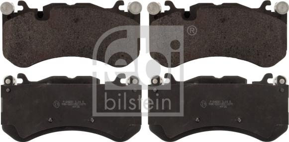 Febi Bilstein 116141 - Σετ τακάκια, δισκόφρενα www.parts5.com