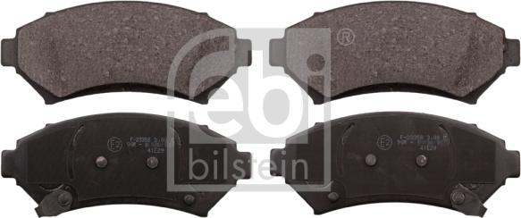 Febi Bilstein 116156 - Brake Pad Set, disc brake www.parts5.com