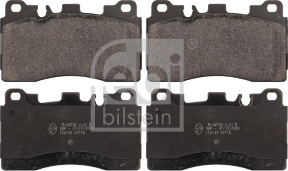 Febi Bilstein 116139 - Fren balata seti, diskli fren www.parts5.com