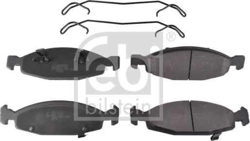 Febi Bilstein 116392 - Brake Pad Set, disc brake parts5.com