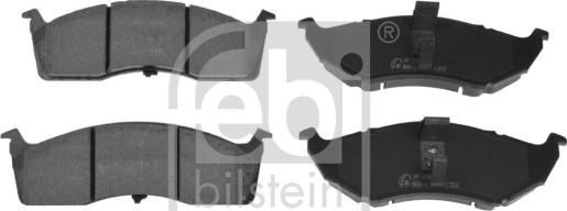 Febi Bilstein 116366 - Brake Pad Set, disc brake www.parts5.com