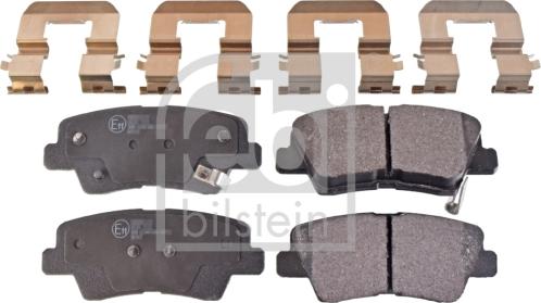 Febi Bilstein 116301 - Brake Pad Set, disc brake parts5.com