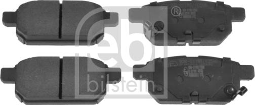 Febi Bilstein 116313 - Brake Pad Set, disc brake www.parts5.com