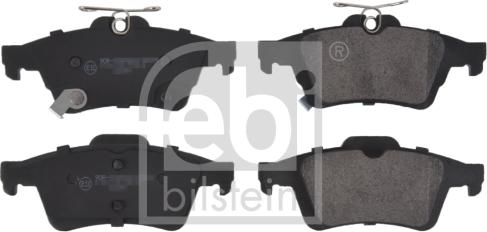 Febi Bilstein 116244 - Brake Pad Set, disc brake parts5.com