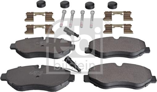 Febi Bilstein 116256 - Brake Pad Set, disc brake parts5.com