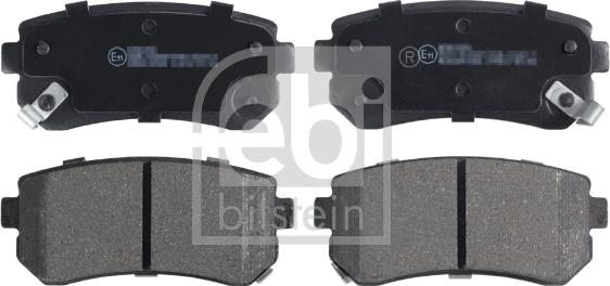 Febi Bilstein 116260 - Brake Pad Set, disc brake parts5.com