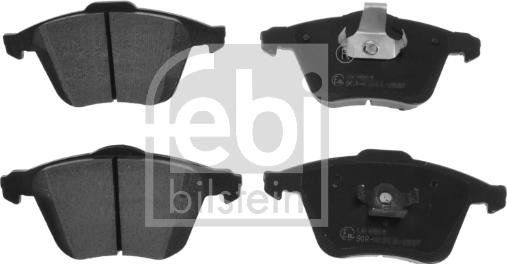 Febi Bilstein 116212 - Sada brzdových destiček, kotoučová brzda www.parts5.com